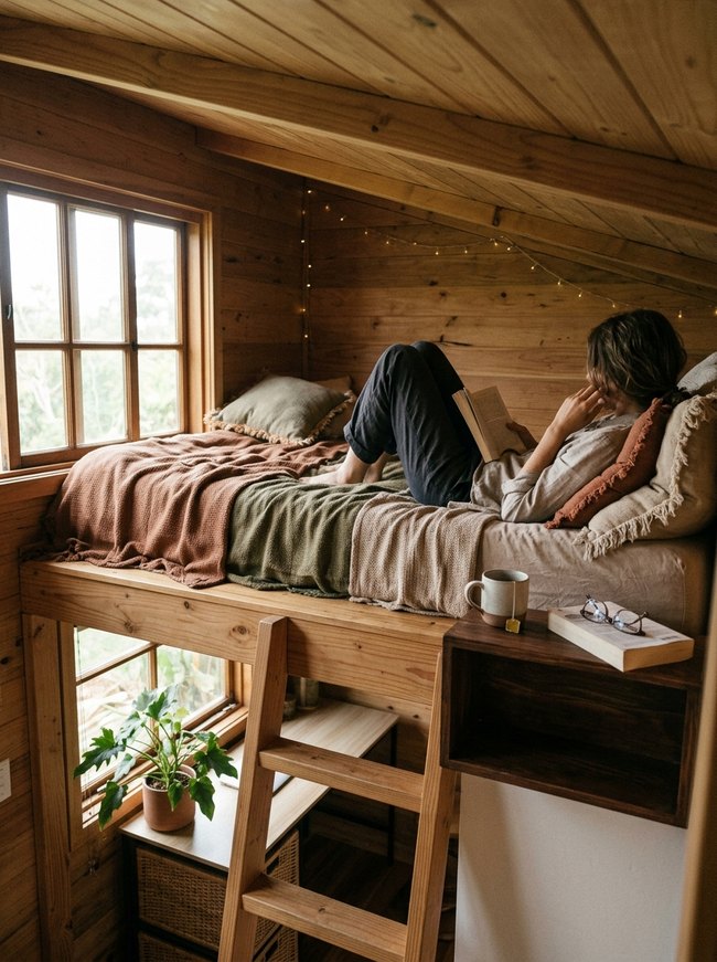Woven Textile Sleeping Loft