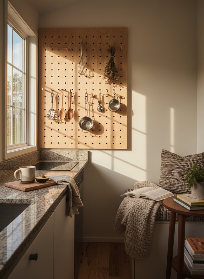 Pegboard Utensil Display