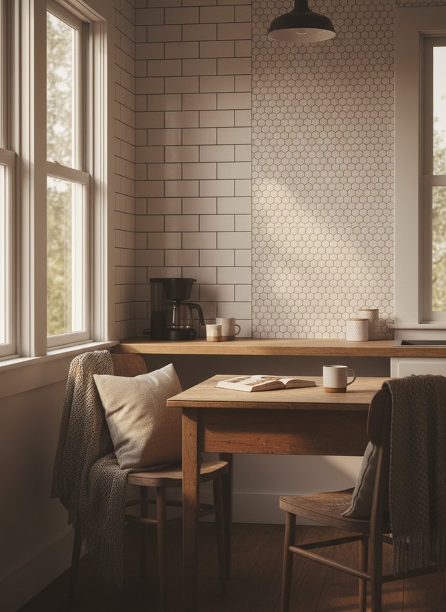 Subtle Subway Tile Overlay