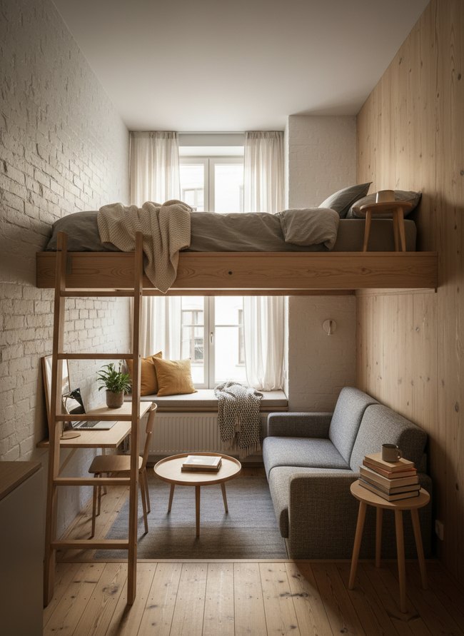 Compact Scandinavian Oasis