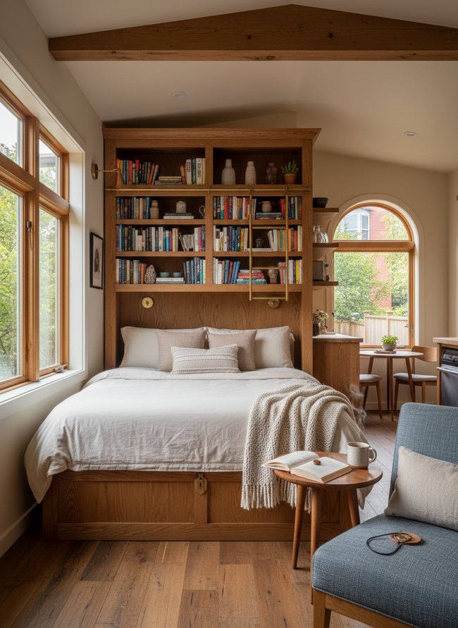 Bookcase Disguise Bed
