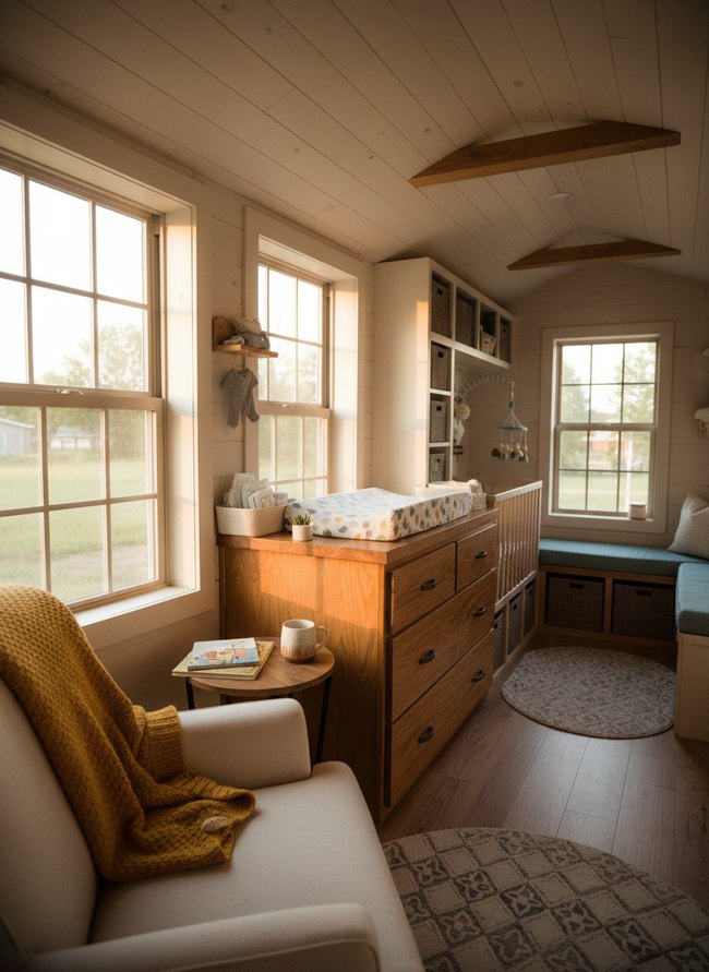 Window Seat Changer Nursery