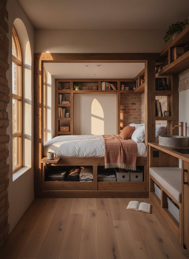 Under-Mattress Accessible Storage
