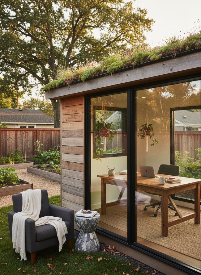 Sustainable Green Roof Pod