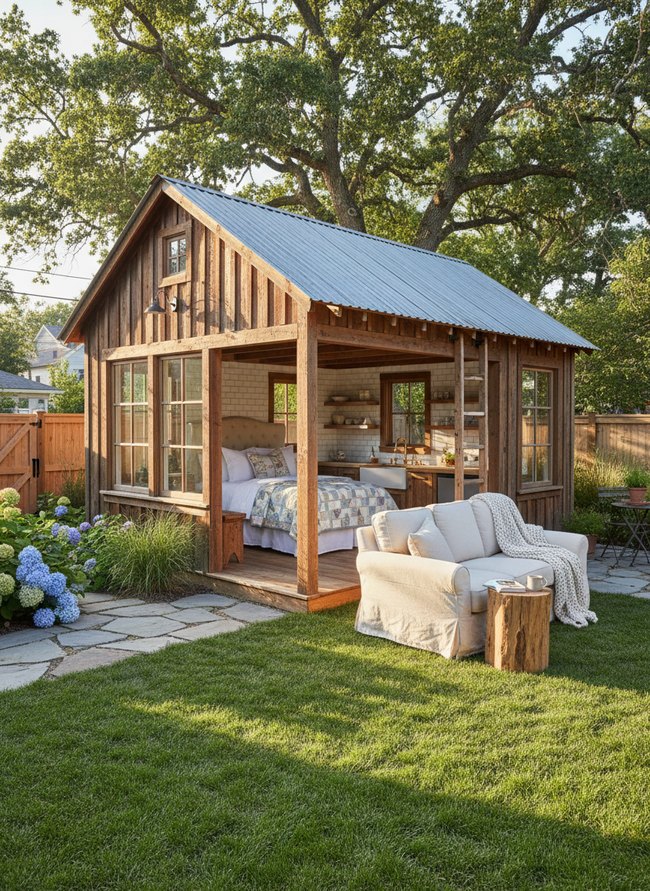 Farmhouse Inspired Studio Dwelling