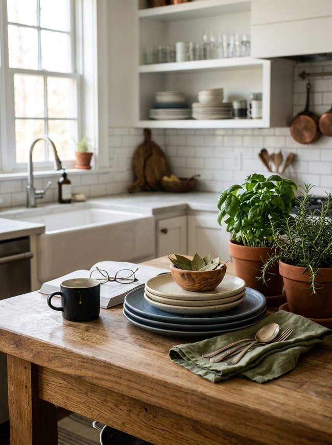 Accent Plant Kitchen Decor