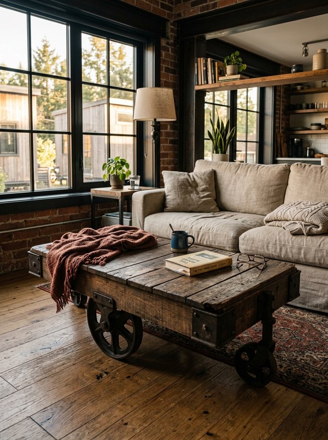 Factory Cart Coffee Table