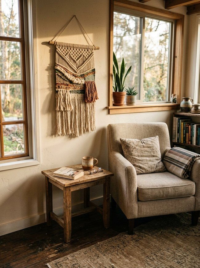 Bohemian Textile Wall Hanging