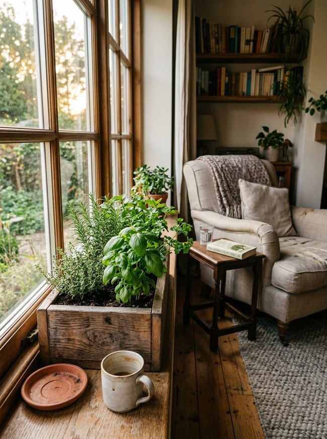 Sun-Drenched Herb Planter