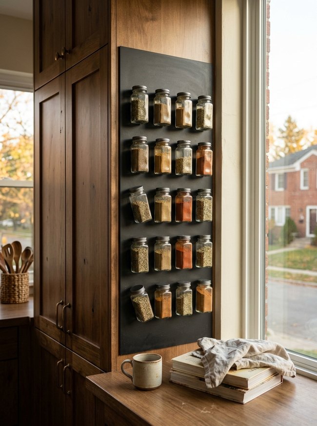 Magnetic Spice Rack