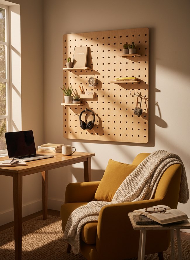 Pegboard Wall Organizer