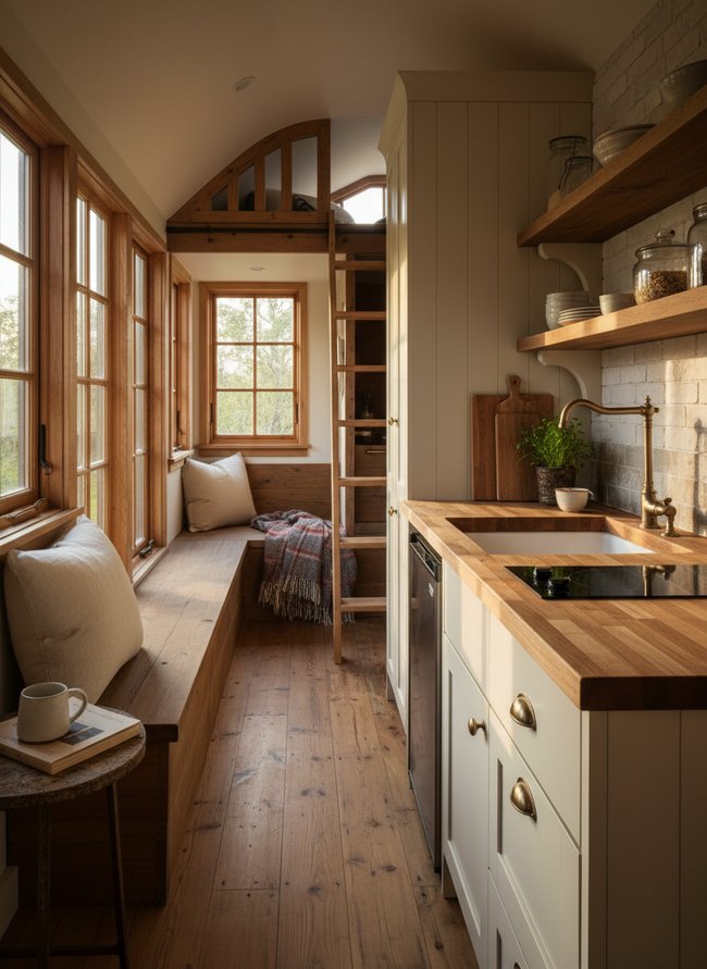 Rustic Farmhouse Mini Kitchen