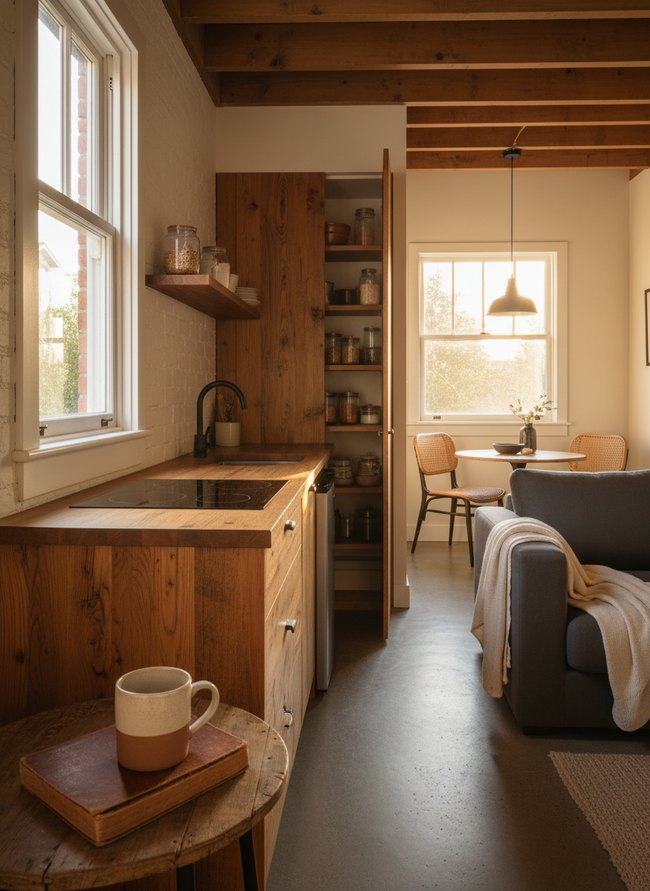 Hidden Pantry Kitchen