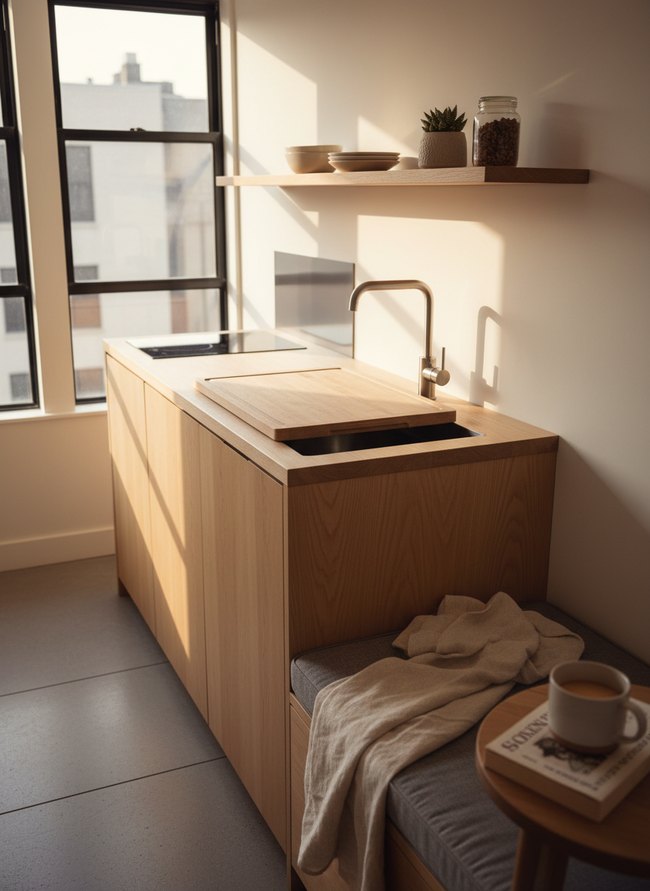 Sliding Cover Prep Sink