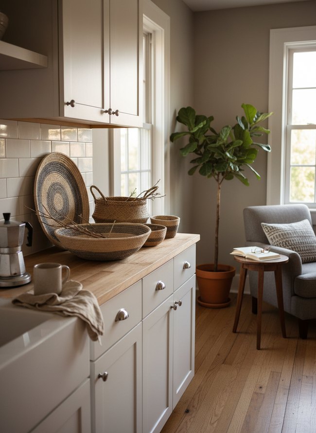 Natural Fiber Bowl Grouping