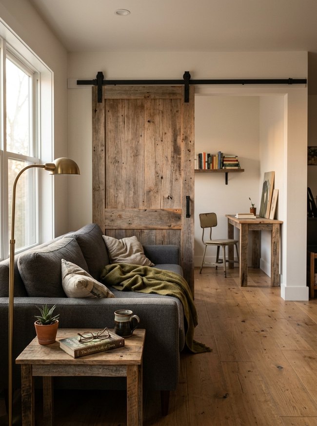 Sliding Barn Door Partition