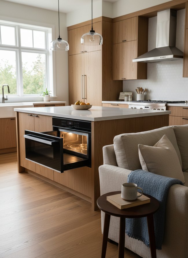Slim Profile Pullout Oven