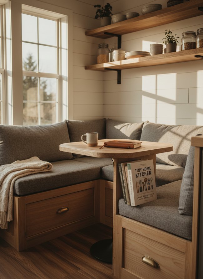 Built-In Banquette Dining