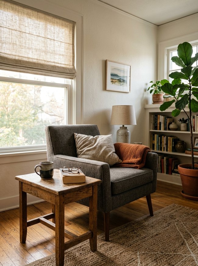 Textured Linen Window Blind