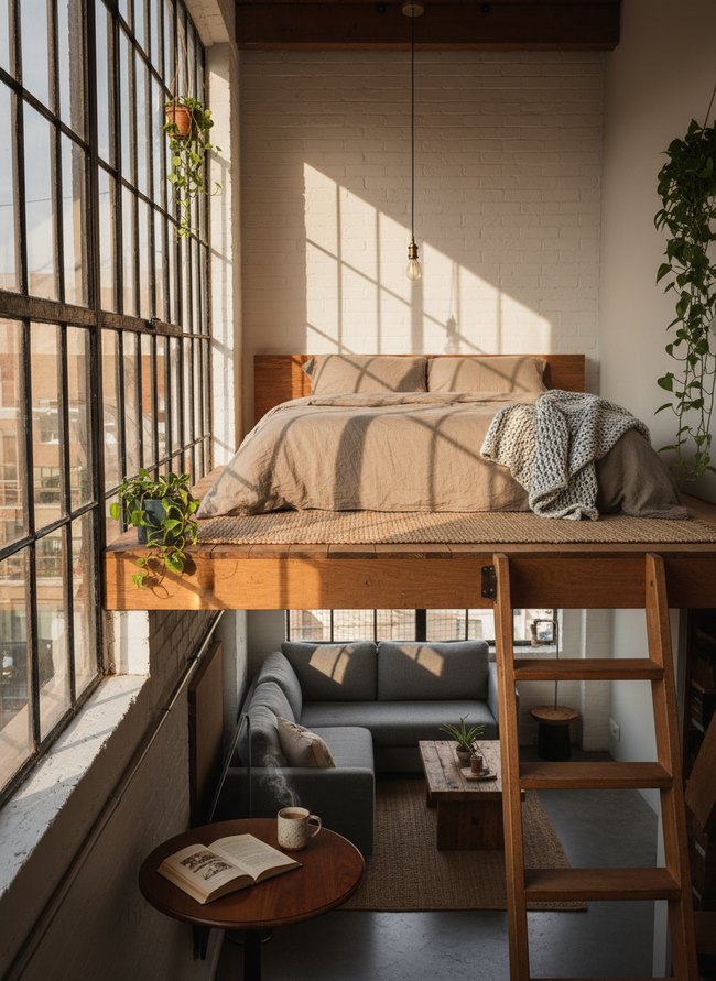 Bright Windowed Loft Haven