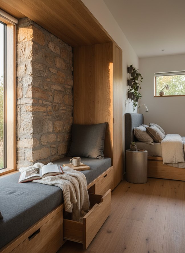 Compact Built-In Reading Haven
