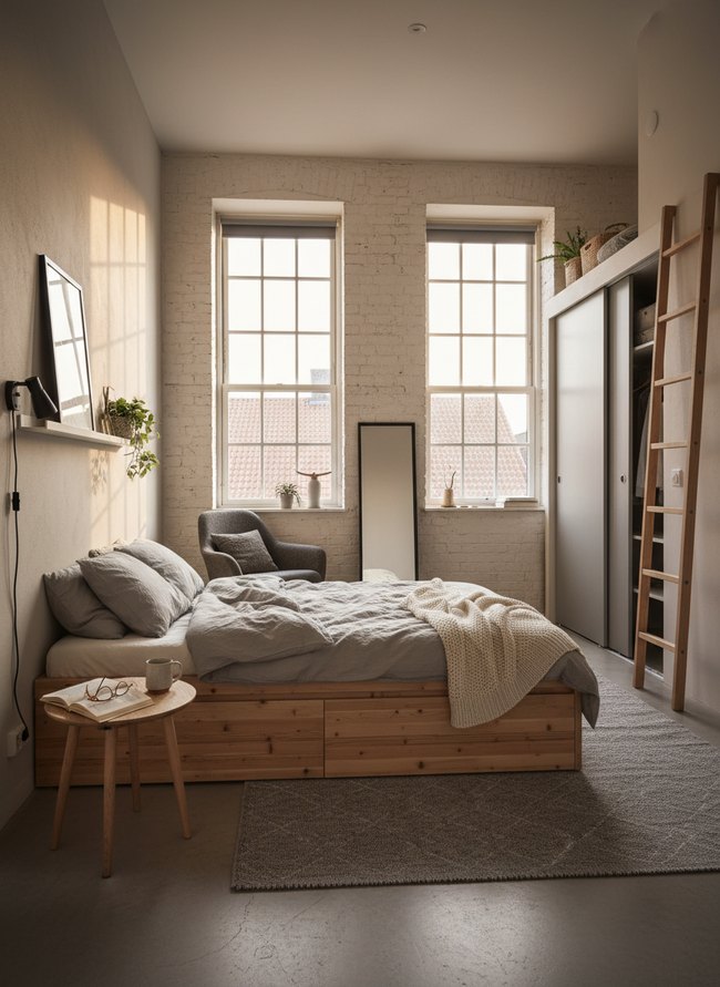Subtle Gray Sleep Space