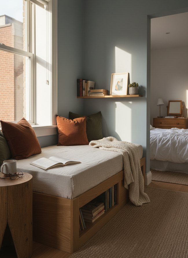 Compact Daybed Reading Den