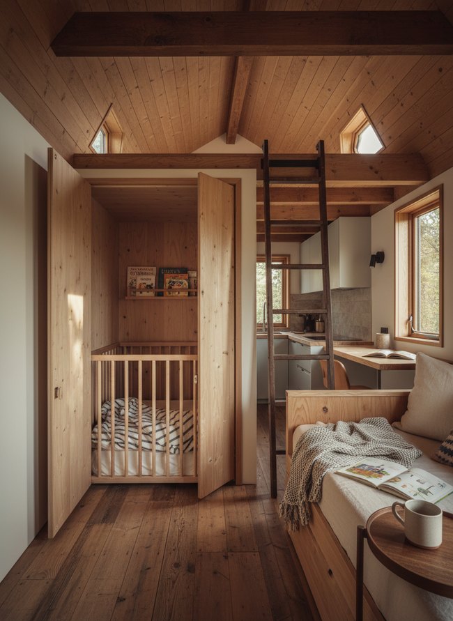 Pocket Door Crib Space