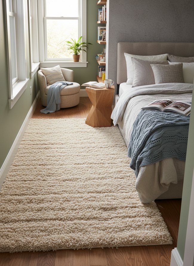 Faux Fur Shag Carpet