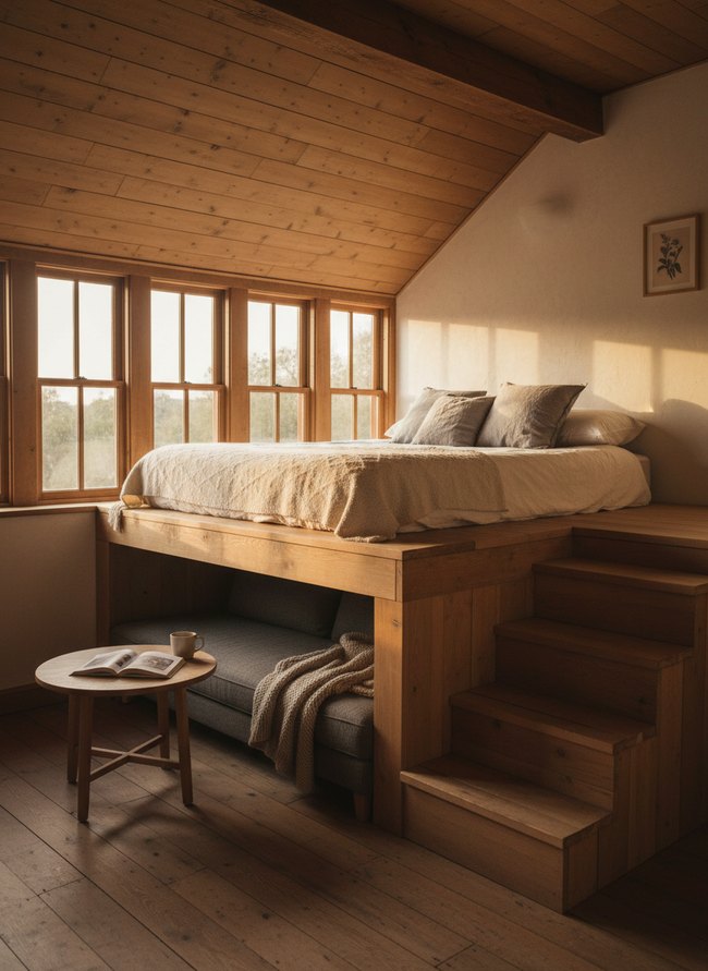 Window Seat Loft Bed