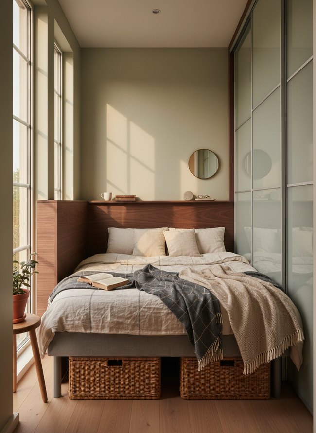 Sleek Wall-Mounted Shelving