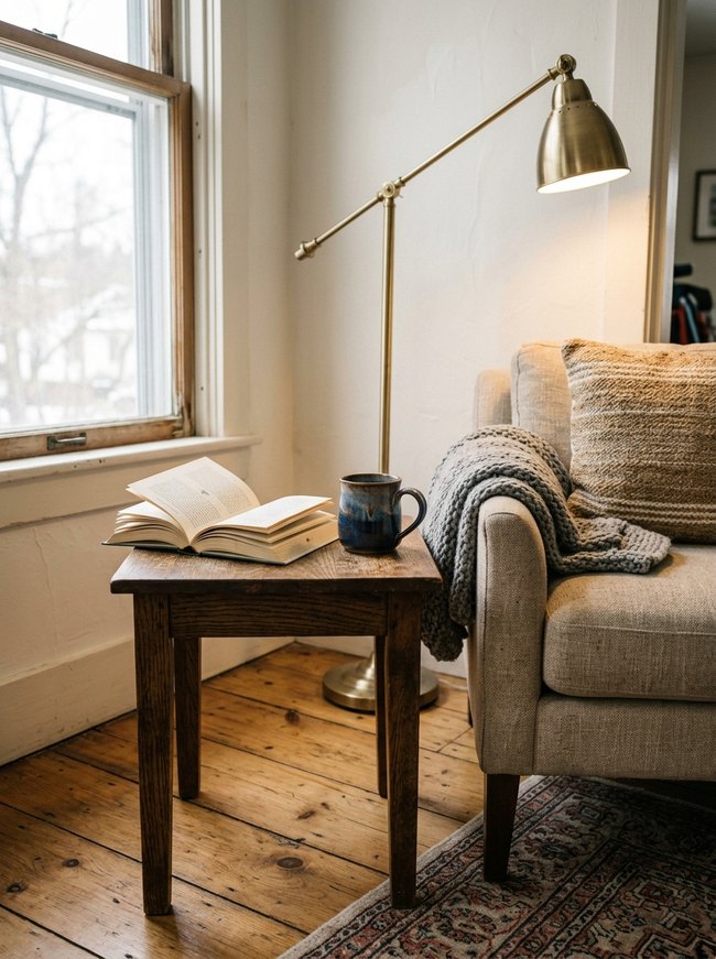 Brushed Brass Lamp Glow
