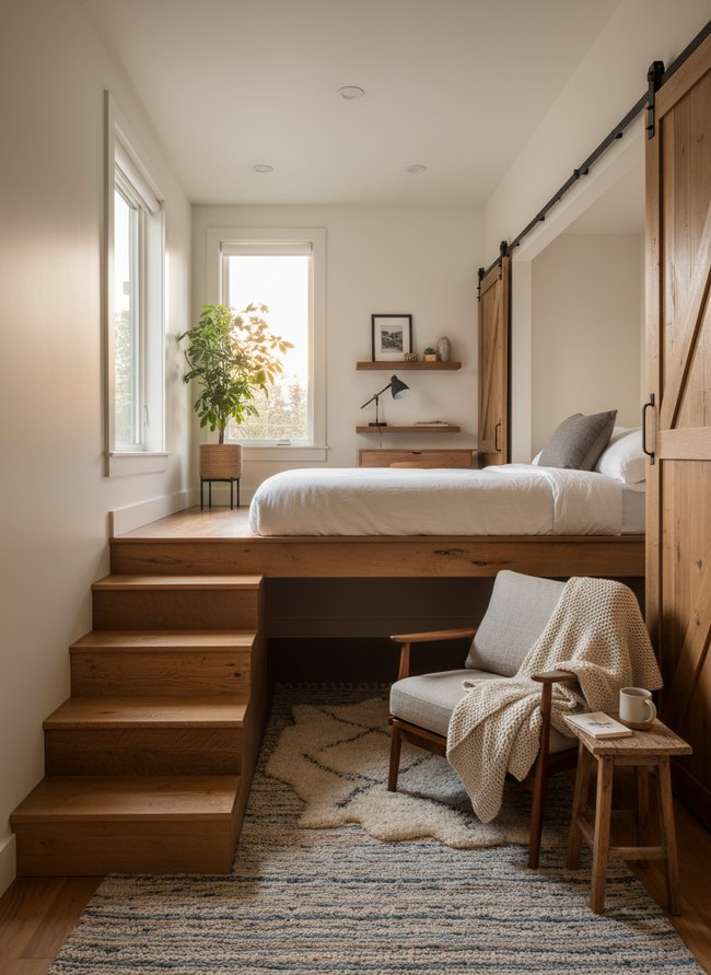 Elevated Sleeping Area