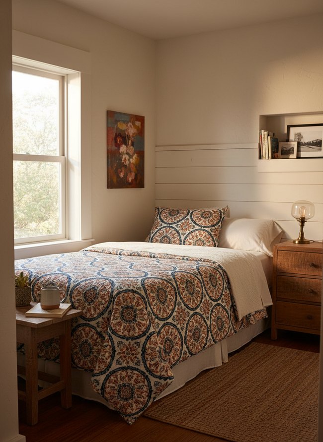 Floral Medallion Bedspread