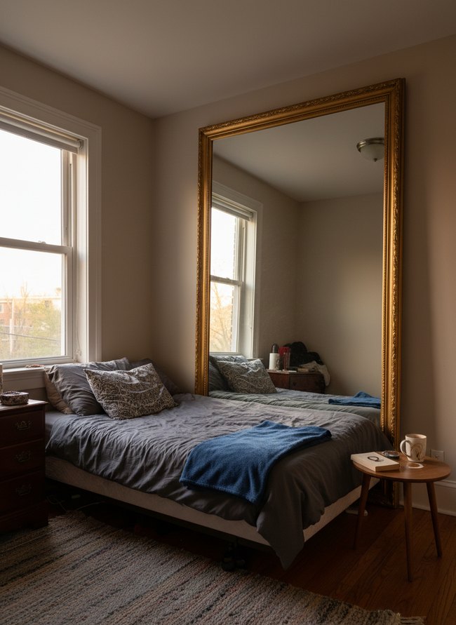 Misplaced Large Mirror