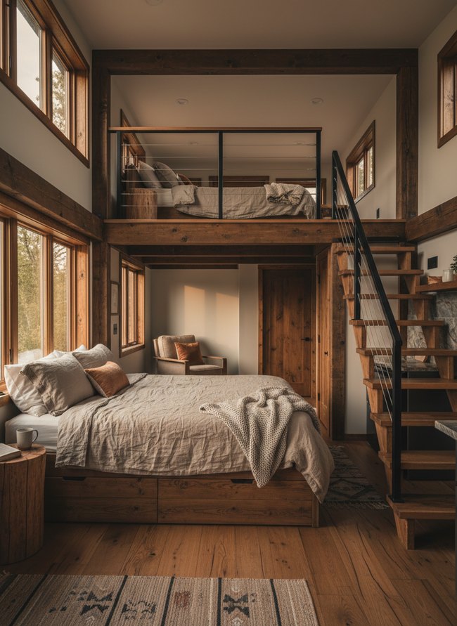 Split Level Tiny Home