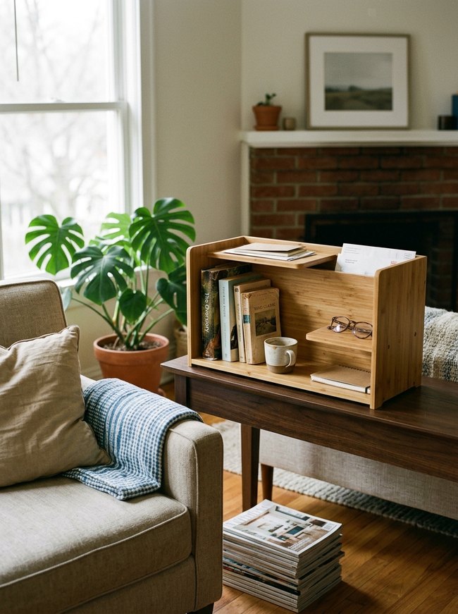 Bamboo Multi-Level Organizer
