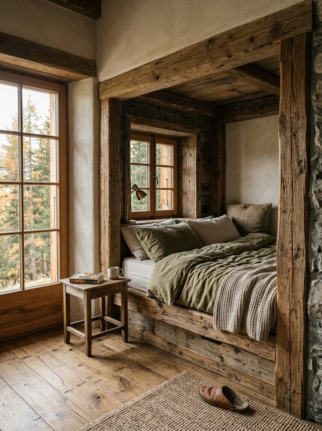 Rustic Beam Sleeping Pod