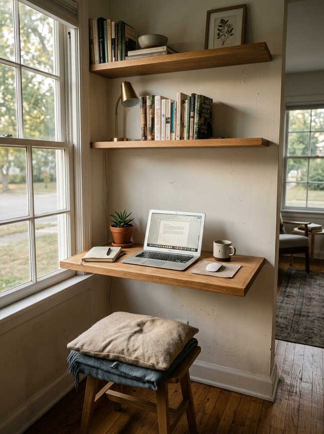 Floating Shelf Workspace
