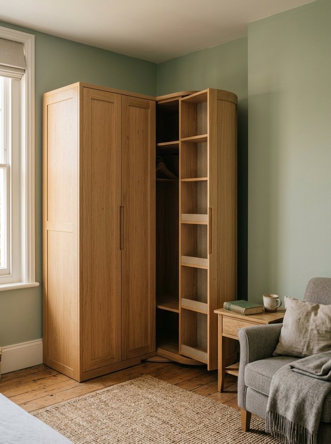 Swivel Corner Wardrobe