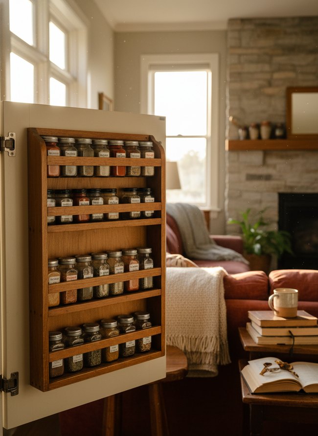 Spice Rack Door Mount