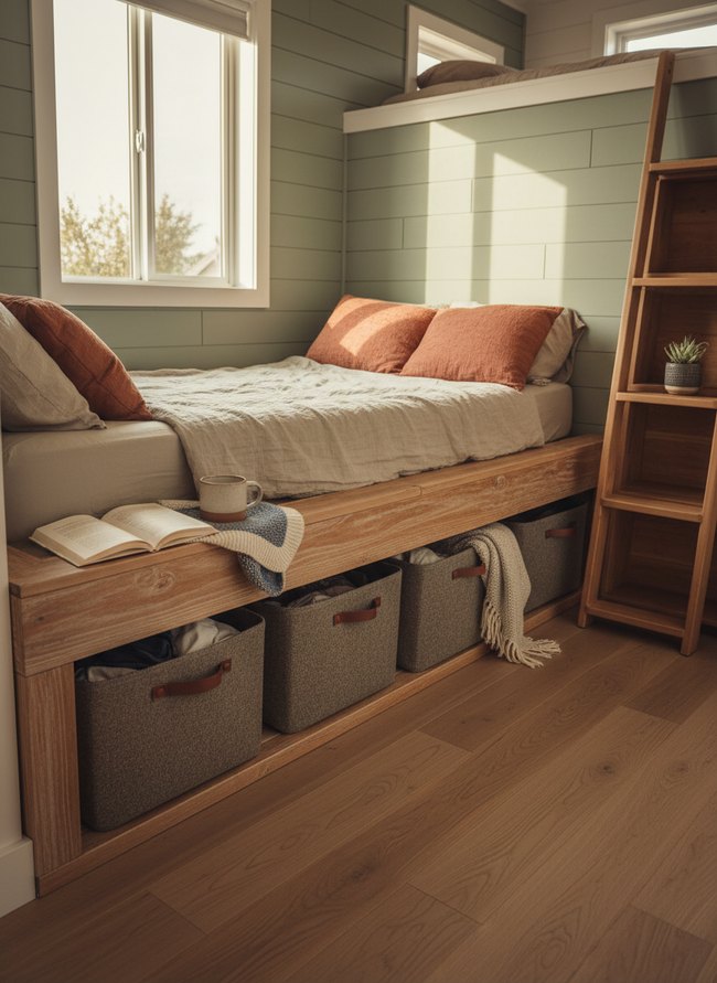 Minimalist Underbed Bins