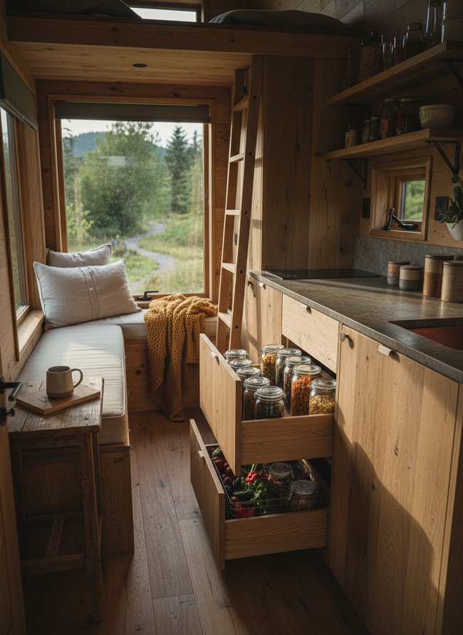 Hidden Pantry Drawer System