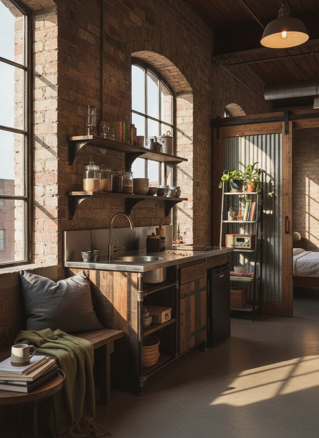Warehouse Chic Pantry