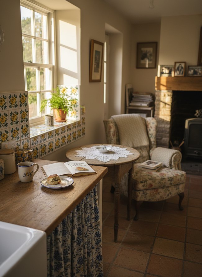 Hand-Painted Ceramic Kitchen