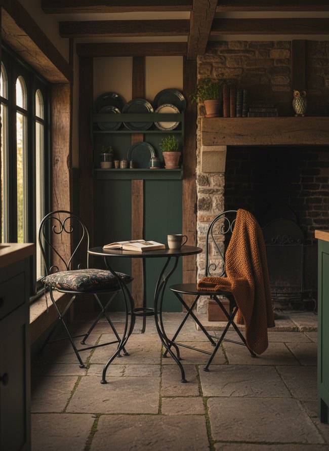 Wrought Iron Bistro Setup