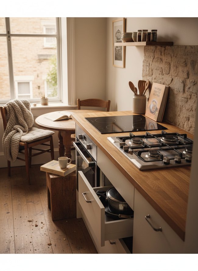 Galley Kitchen Cooktop
