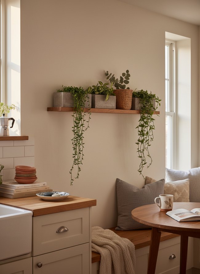 Minimalist Planter Row