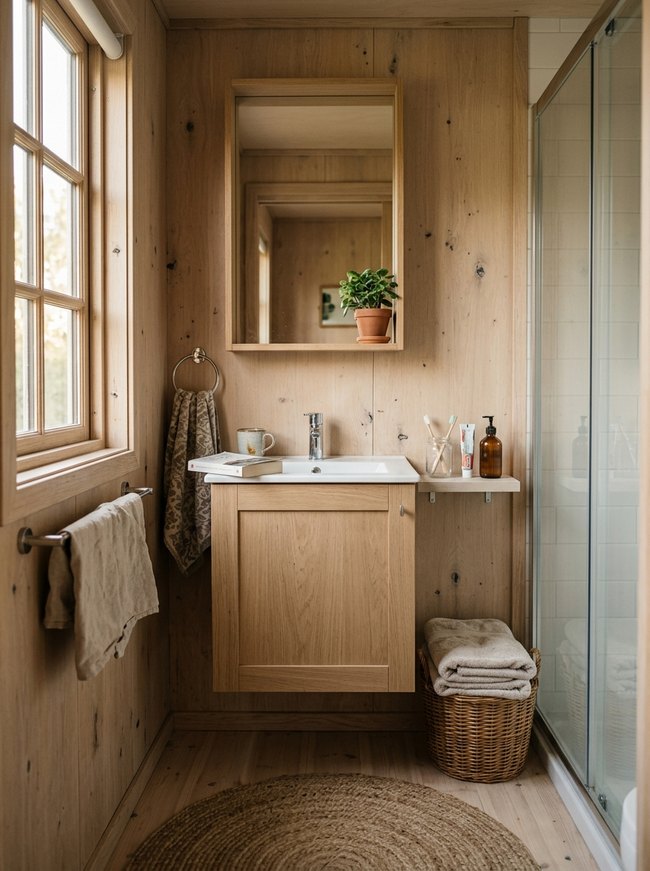 Light Oak Bathroom