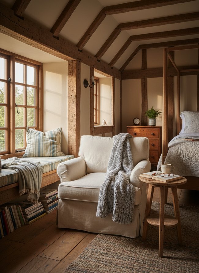 Rustic Wood Beam Snug